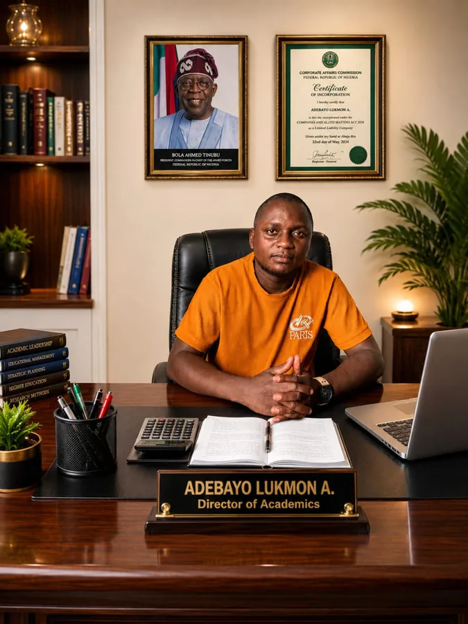 Adebayo Lukmon A., Director of Academics